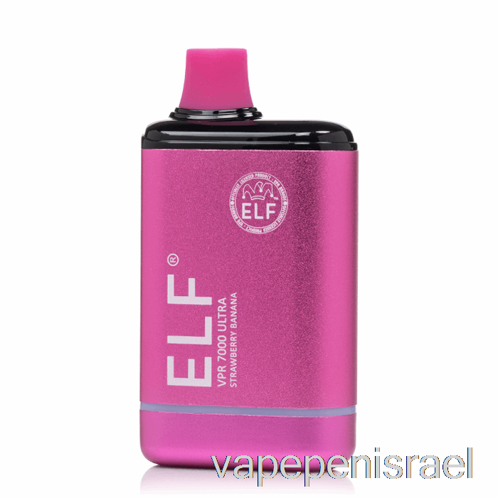 חד פעמי Vape Israel Elf Vpr 7000 Ultra חד פעמי בננה תותים